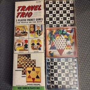 Travel Trio Vintage Travel Games - NIB